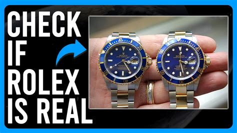 how do i know if a rolex is real